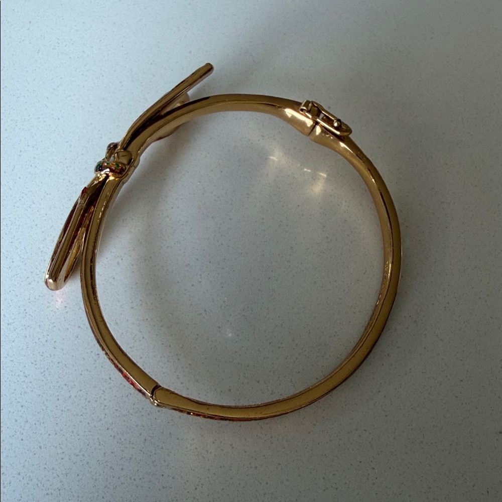 kate spade Gold Bow Rainbow Glitter Bracelet - Picture 4 of 5
